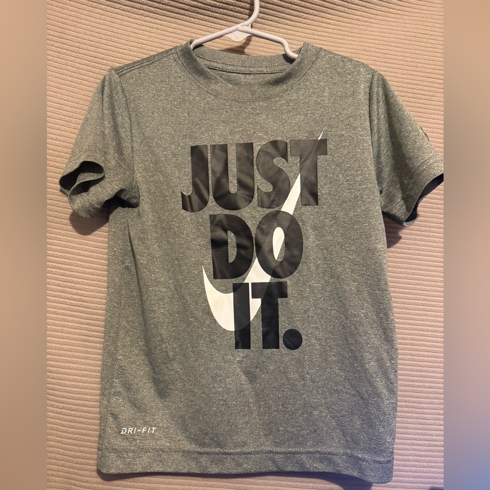 Nike Charcoal Dri-FIT Kids Tee